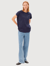 T-Shirt Idaara Tinted Navy Woman | Armedangels