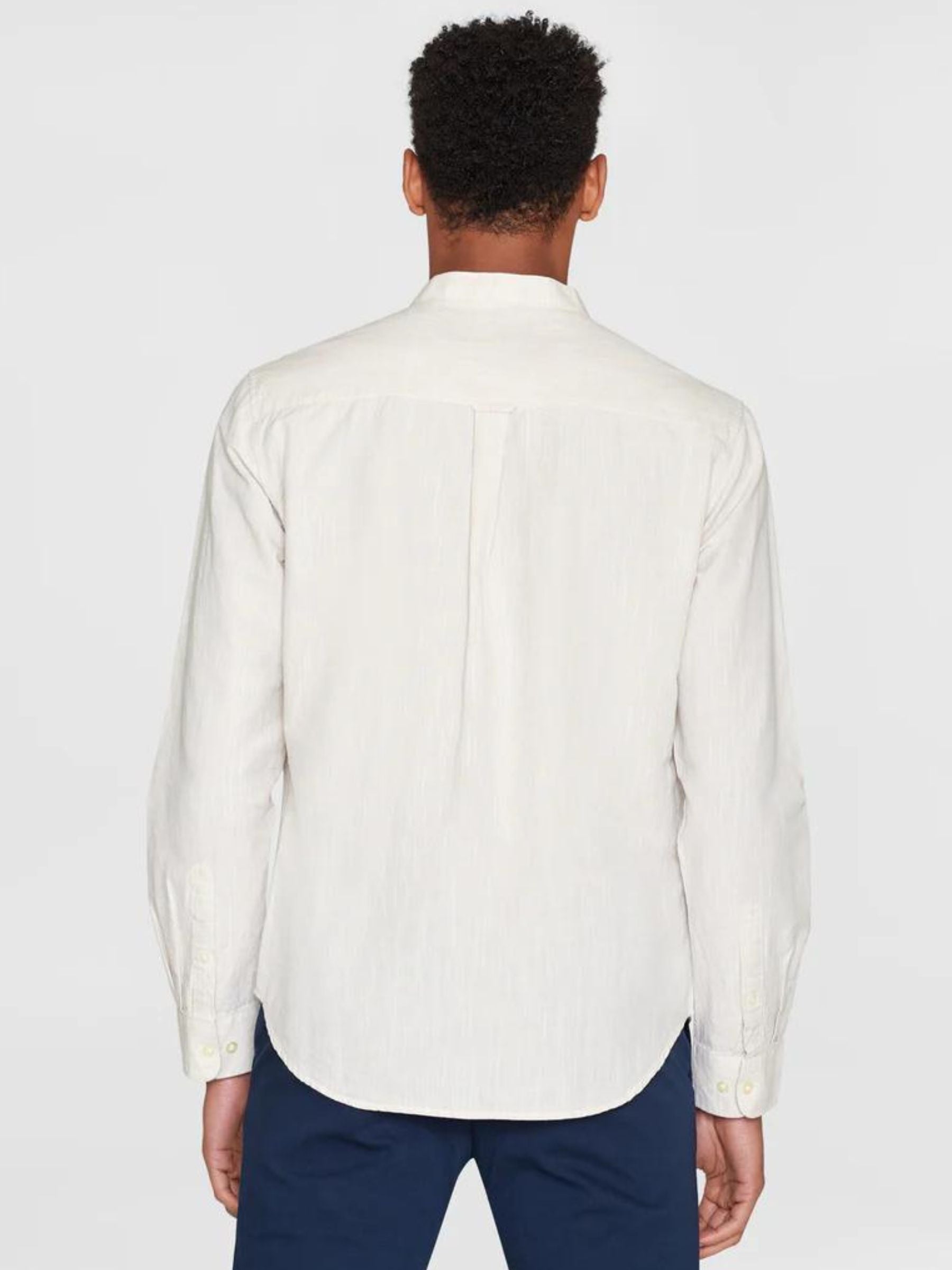 Camicia Regular Bianco Cotone organico | Knowledge Cotton Apparel