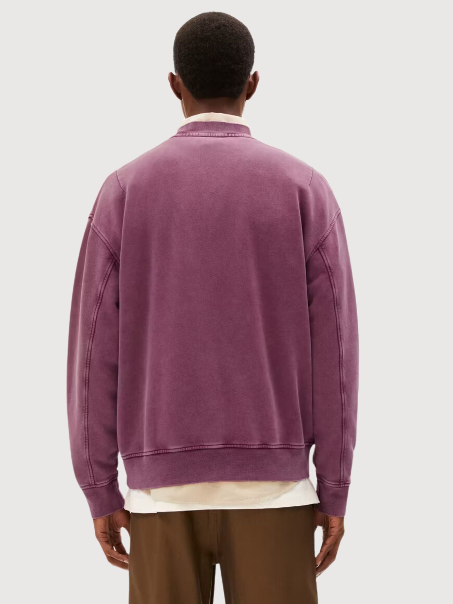 Faalos Sweatshirt Bordeaux Herren | Armedangels