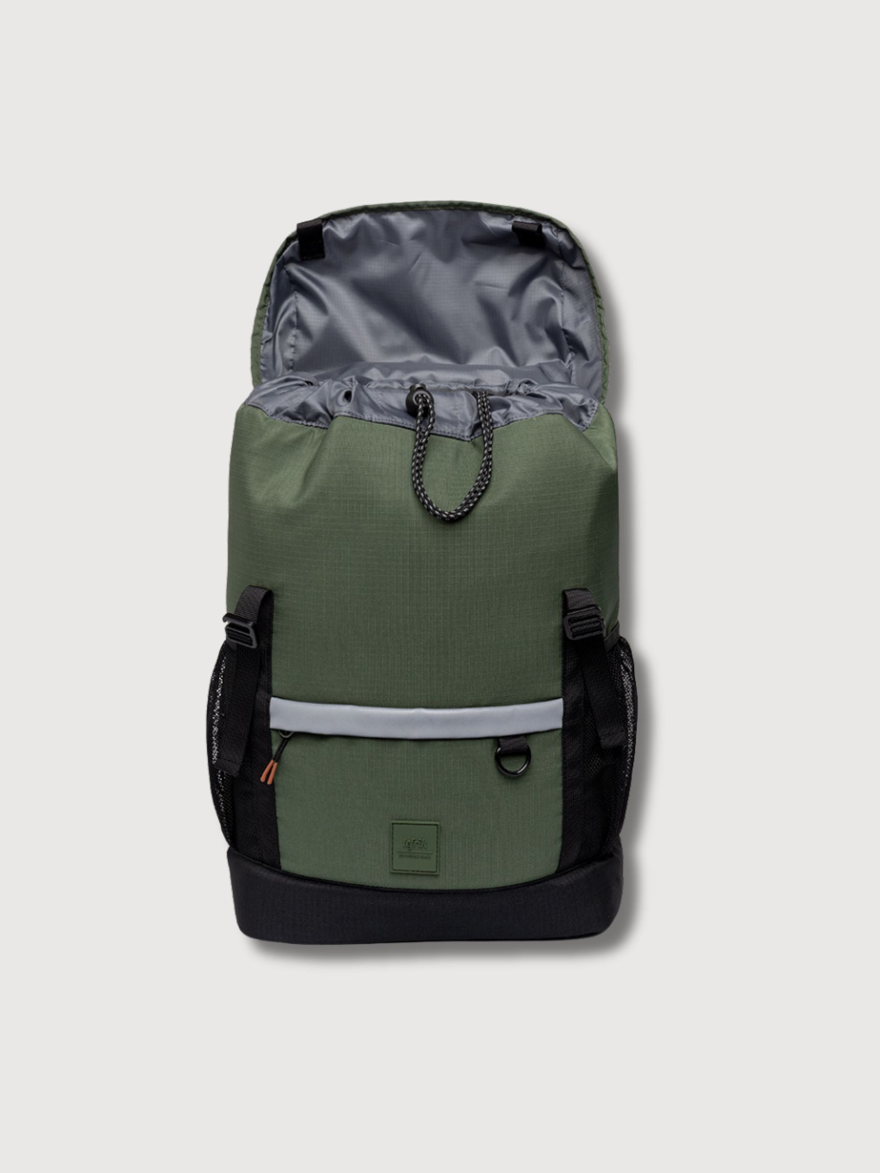 Mountain Ripstop Green Rucksack in recycelten Polyes