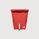 Zaino roll mini rosso in poliestere riciclato | Lefrik