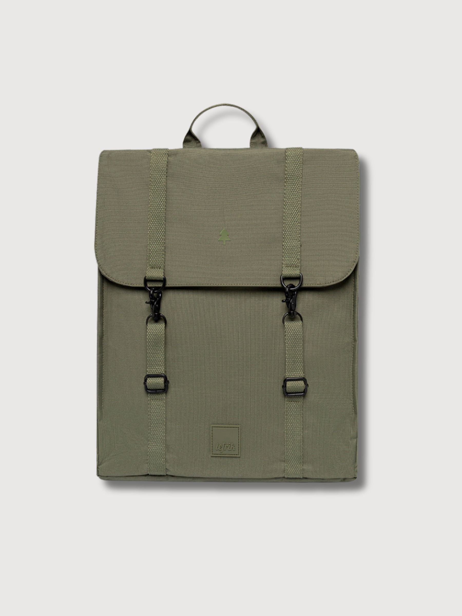 Handy Stripes Olive Rucksack | Lefrik