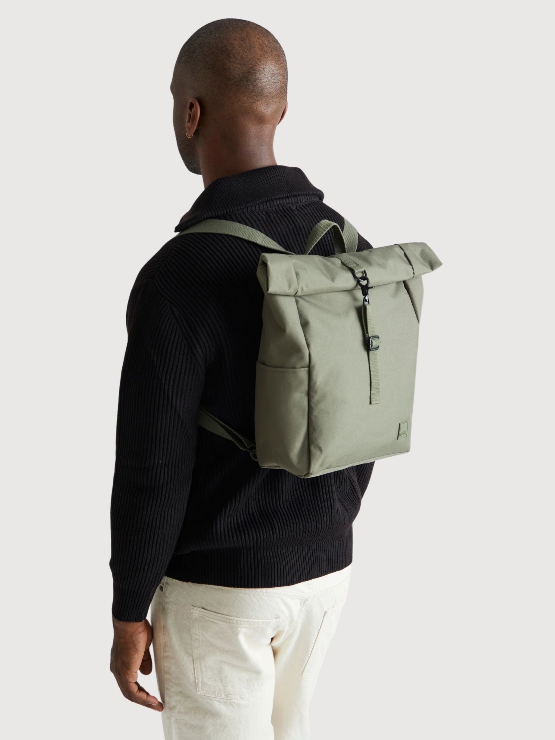 Roll Mini Stripes Olive Zackpack | Lefrik