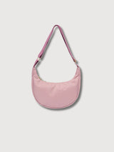 Lua Stripes Mauve Halbmondtasche | Lefrik