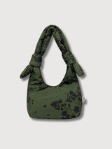 Biwa Puffy Mini Floral Green Tech Bag | Lefrik