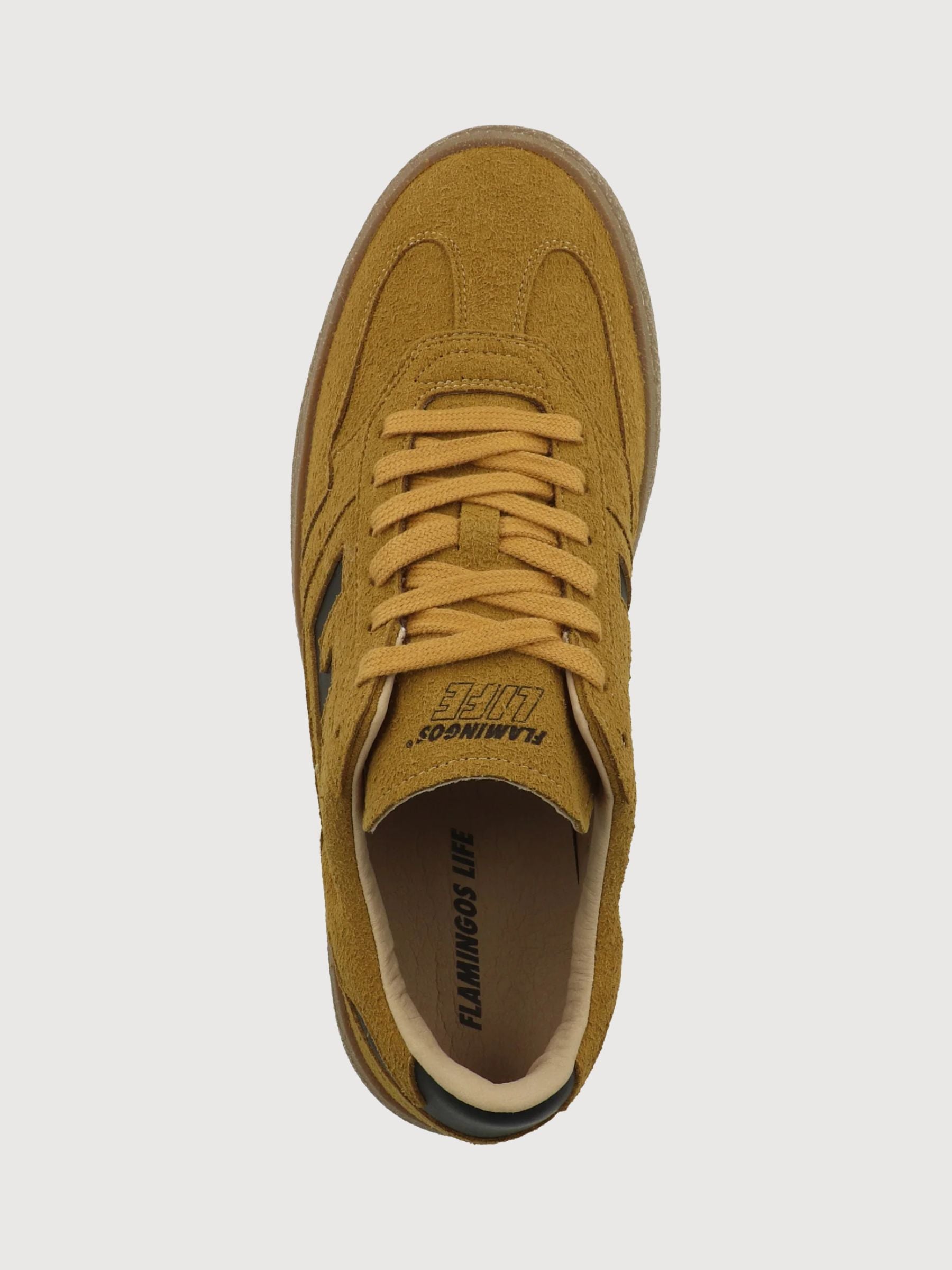 BURELA BOLD HAIRY SUEDE CURRY