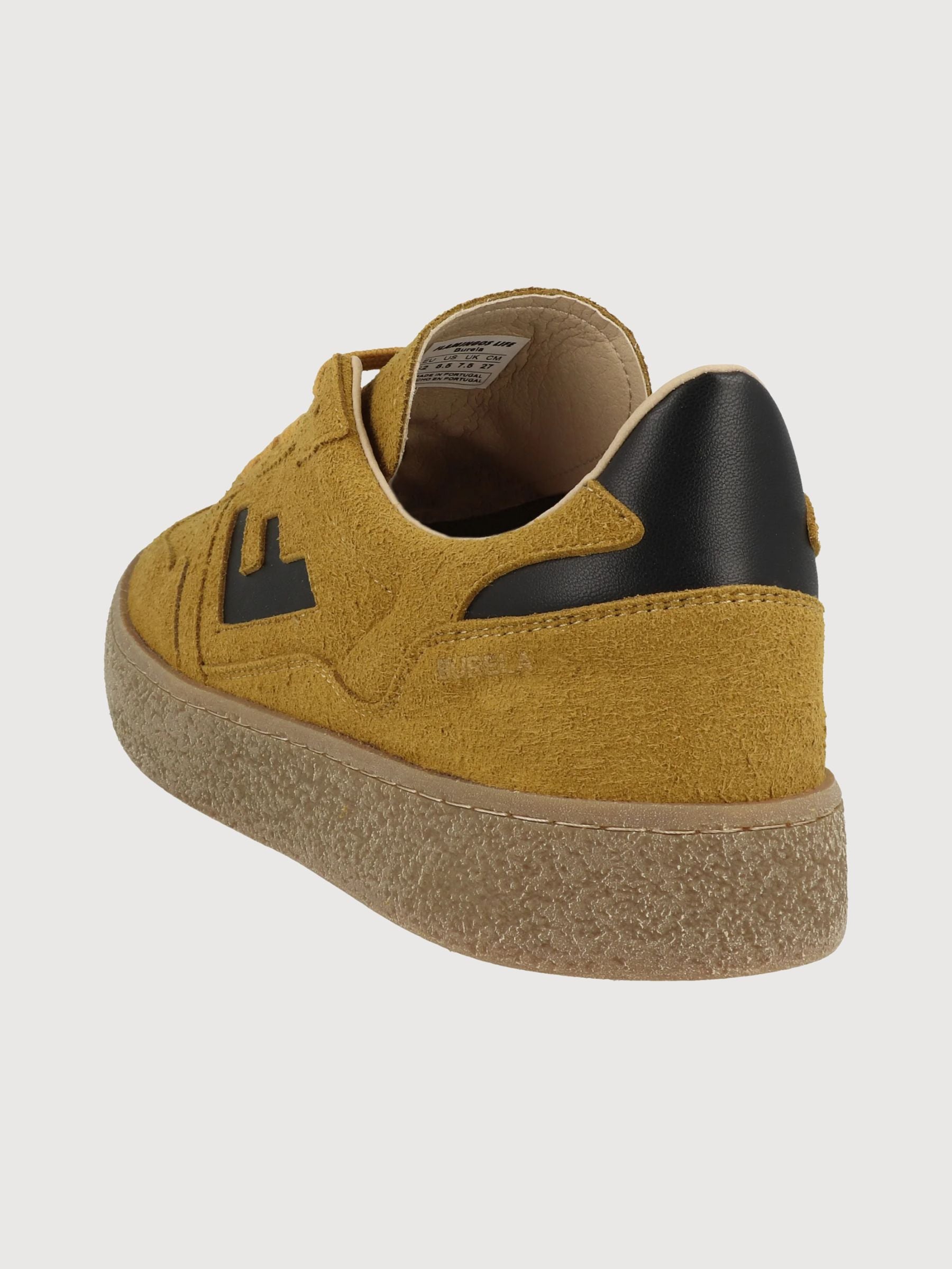 BURELA BOLD HAIRY SUEDE CURRY