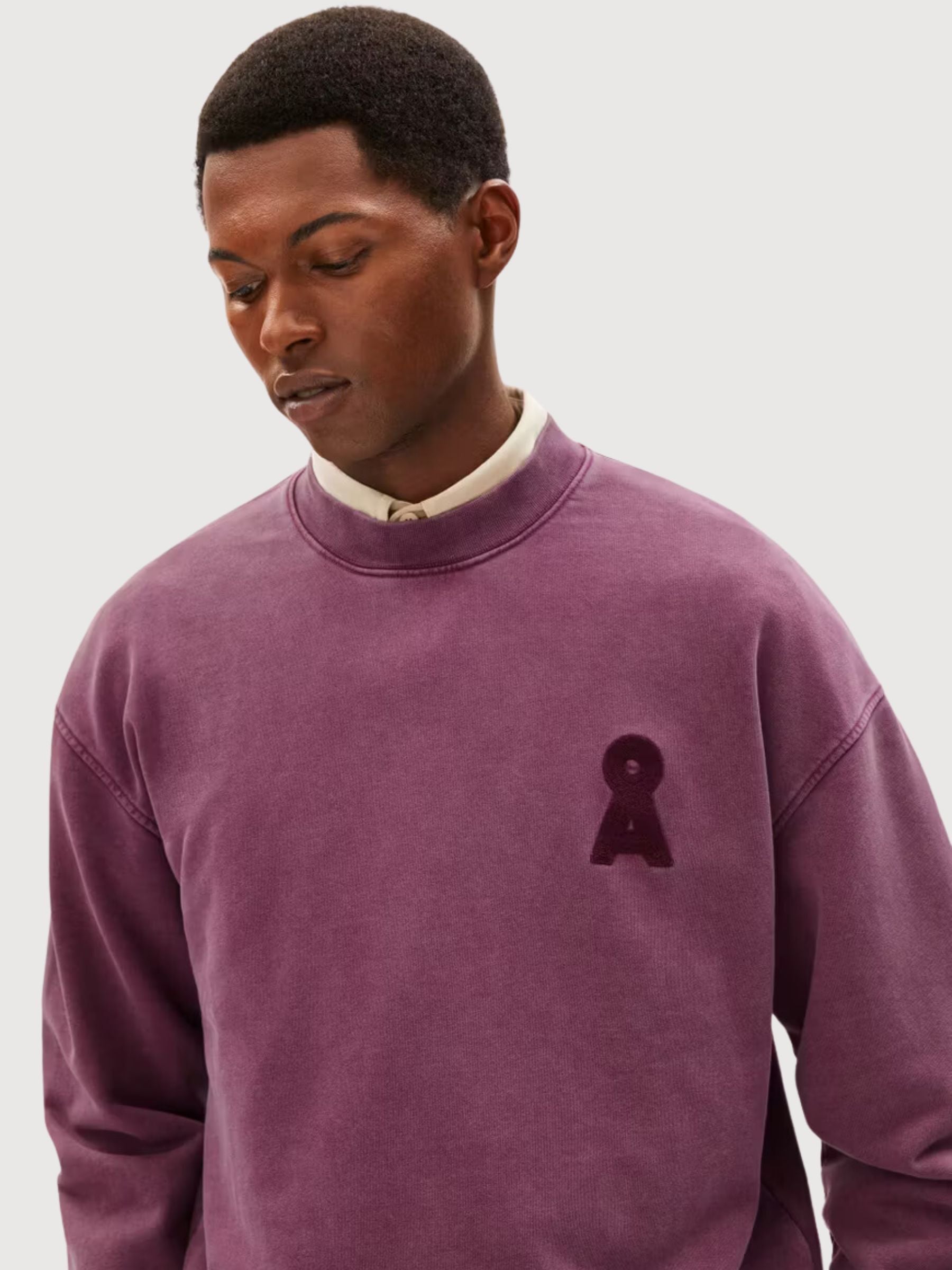 Faalos Sweatshirt Bordeaux Herren | Armedangels