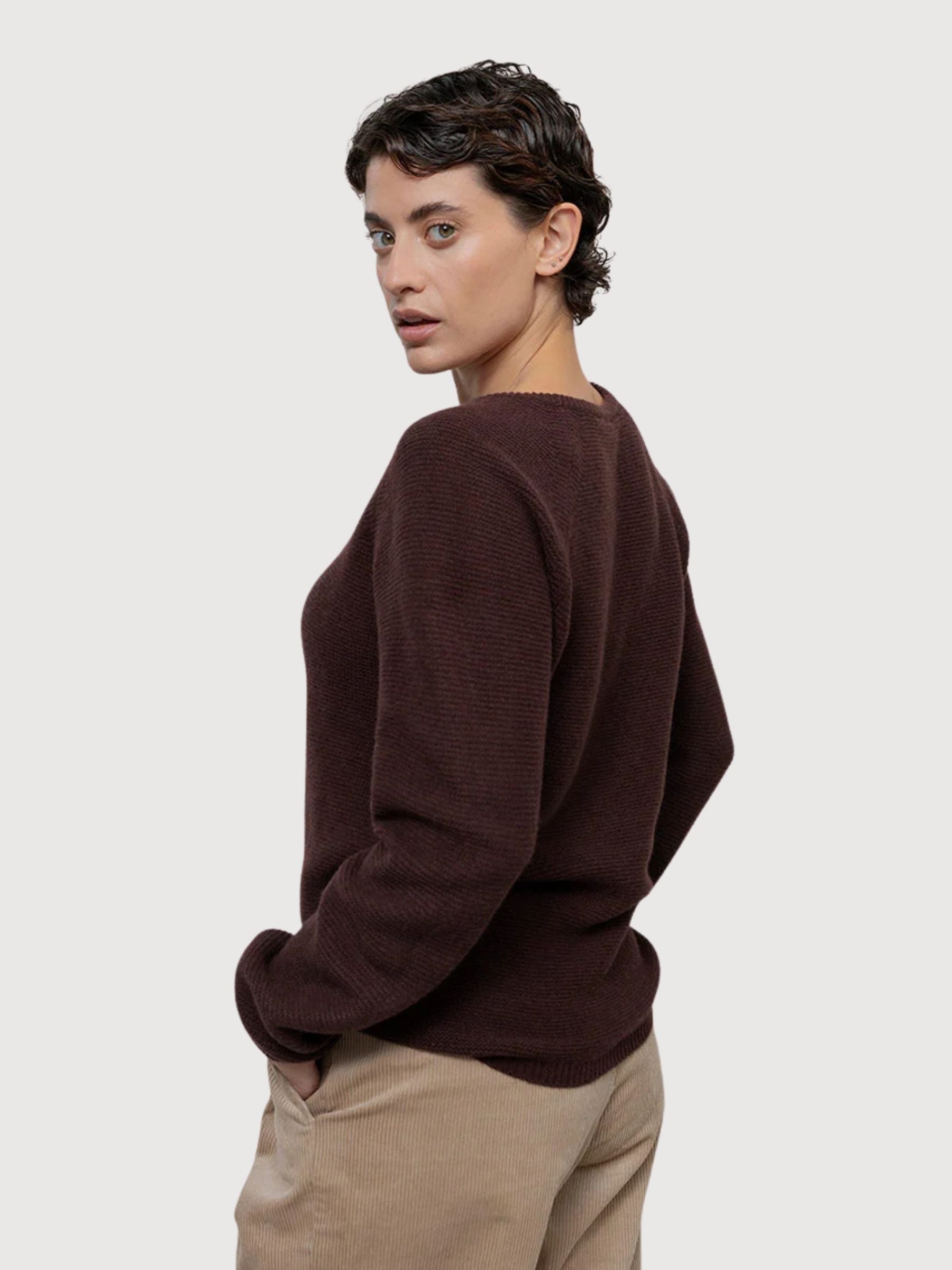 Pullover Giulietta Brown Woman Cashmere | Rifo