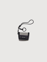 Key Holder Mini Messenger Grey/Black | Freitag