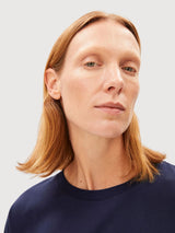 T-Shirt Idaara Tinted Navy Woman | Armedangels