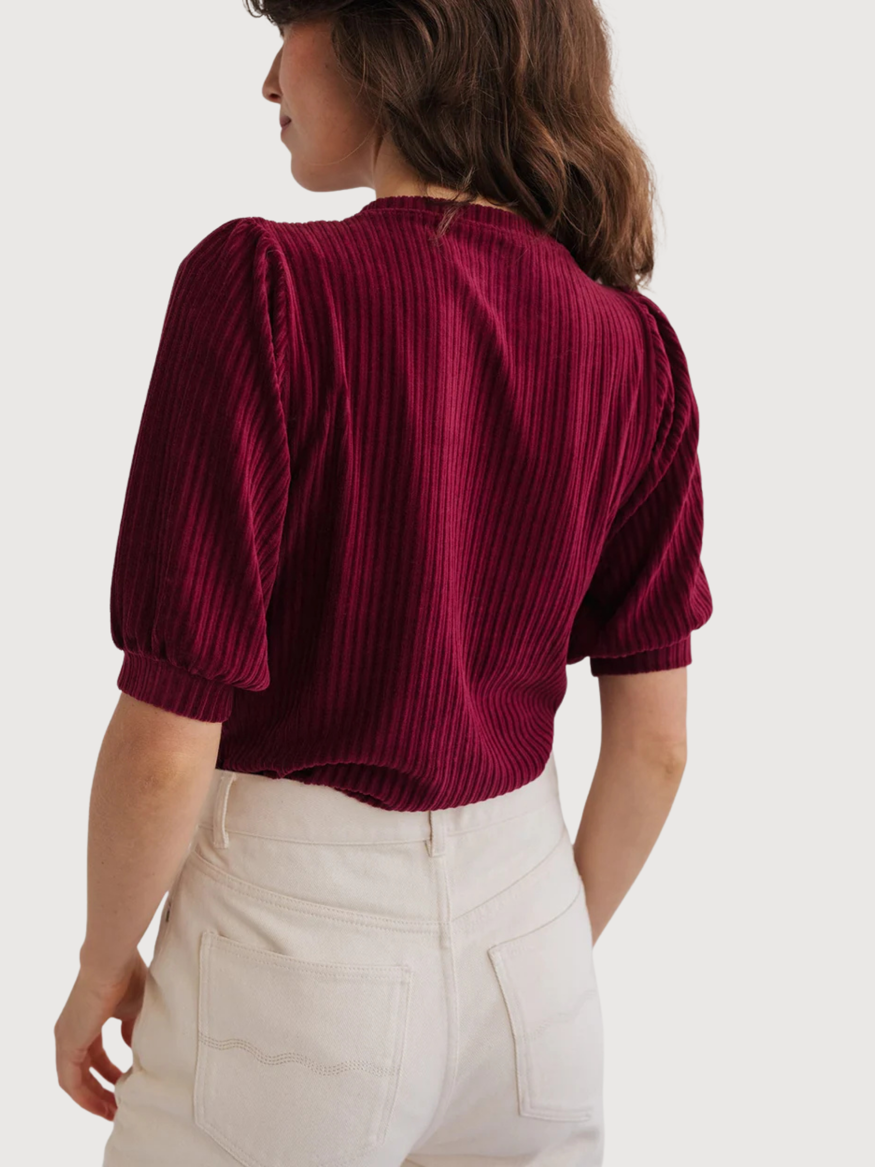 Top da donna color mirtillo scuro Horst | TWOTHIRDS