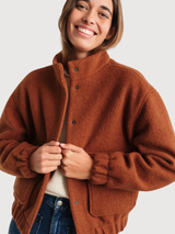 Bushmill burnt orange woman jacket | TWOTHIRDS