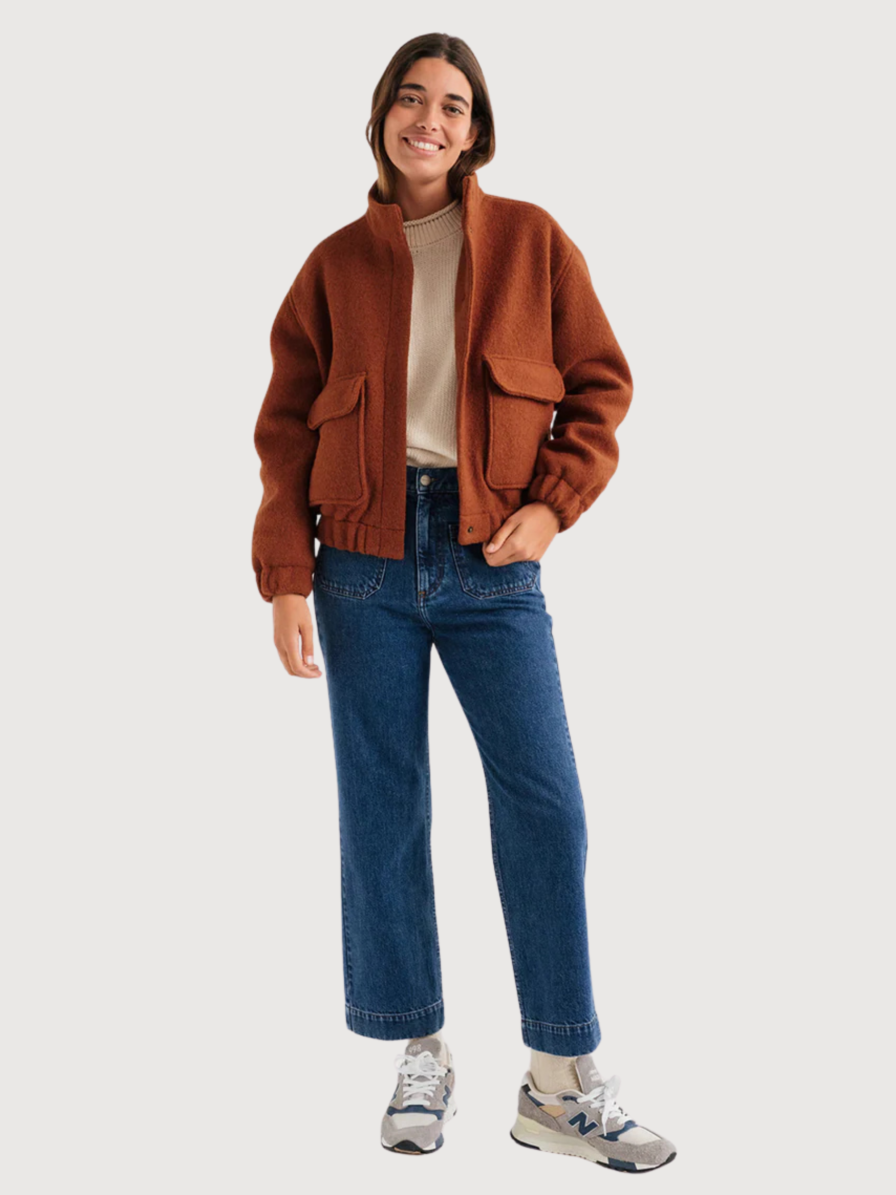 Giacca da donna Bushmill arancione bruciato | TWOTHIRDS