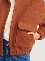 Bushmill burnt orange woman jacket | TWOTHIRDS