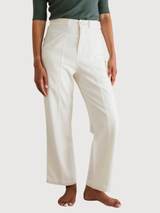 Luhme ecru pants woman | TWOTHIRDS