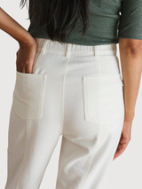 Luhme ecru pants woman | TWOTHIRDS