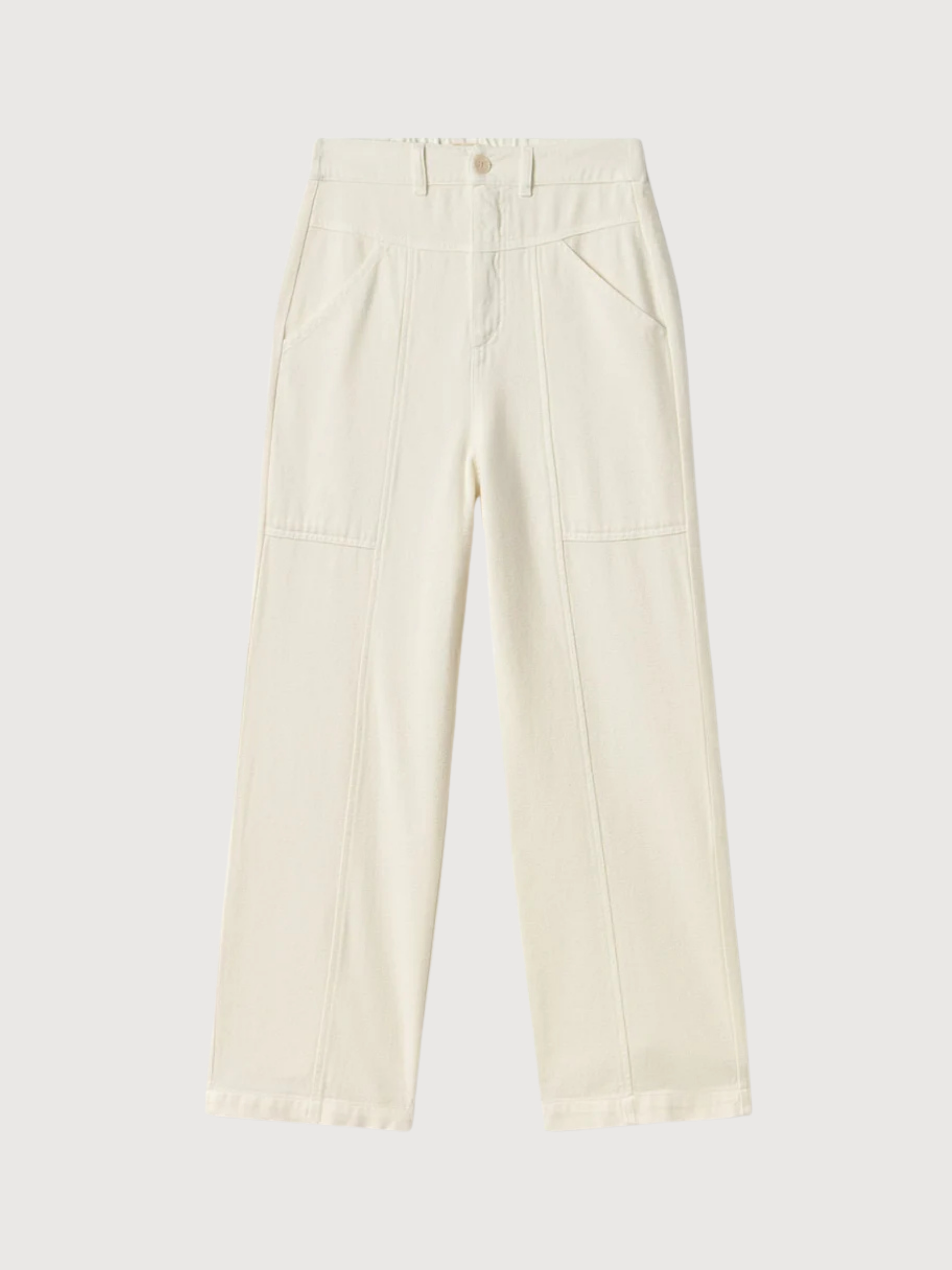 Pantaloni ecru Luhme da donna | TWOTHIRDS