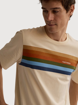 Popo t-shirt man vintage ecru | TWOTHIRDS