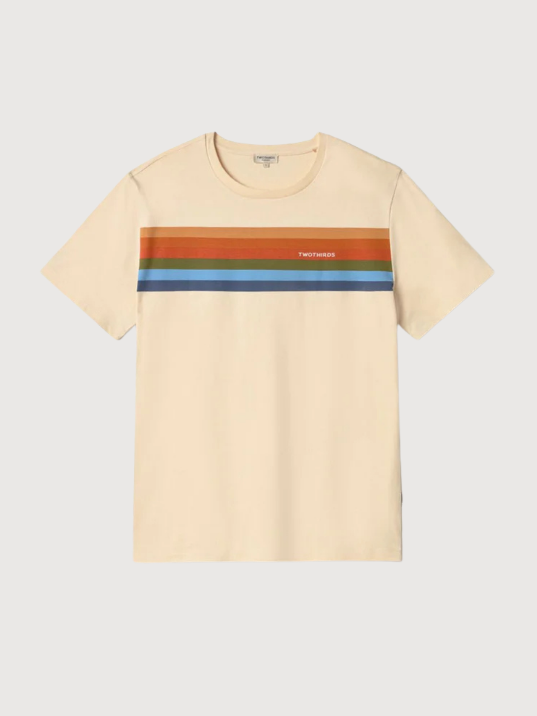 Popo t-shirt man vintage ecru | TWOTHIRDS