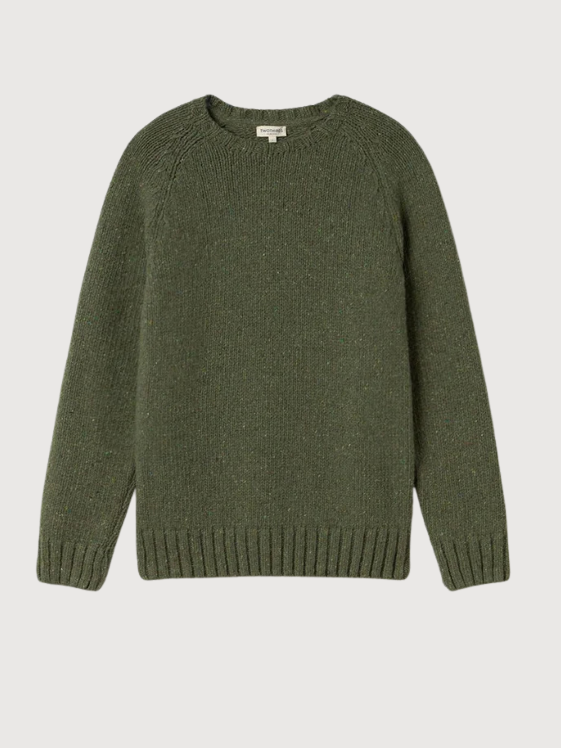 Golden moss green man knitwear | TWOTHIRDS