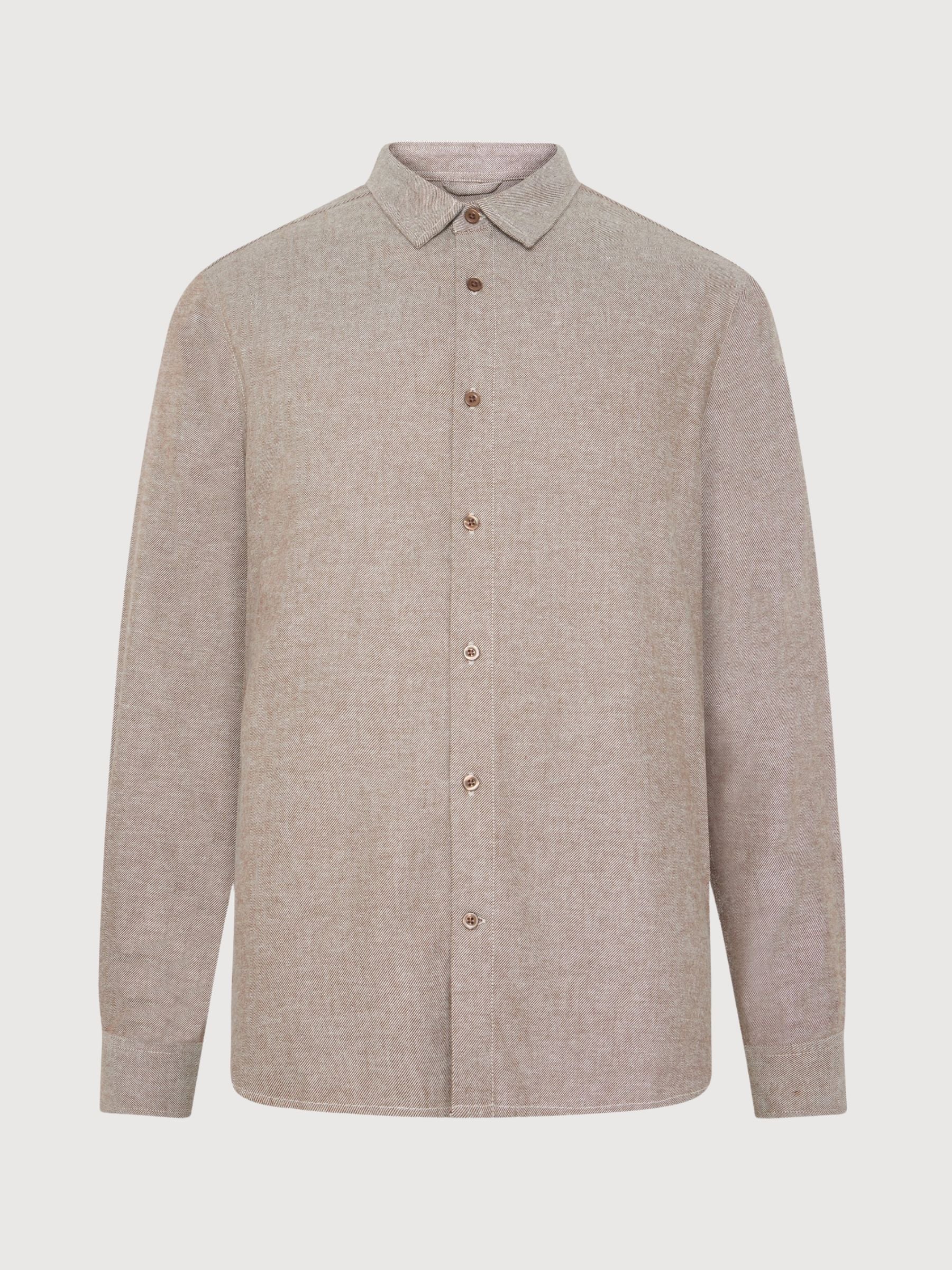 Shirt Flannel Beige Man | Knowledge Cotton Apparel