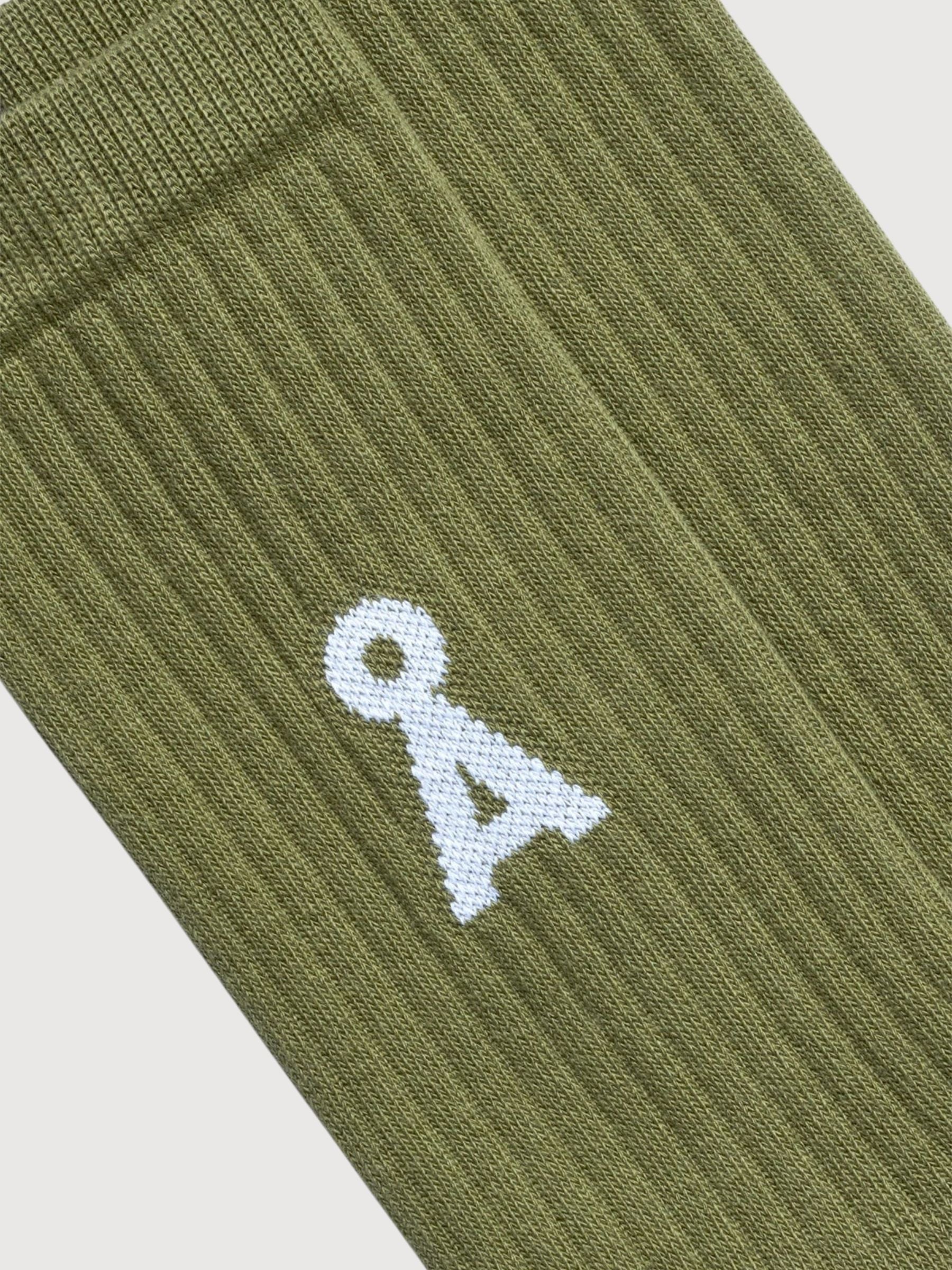 Socks Saamus Bold Fatigue Green | Armedangels