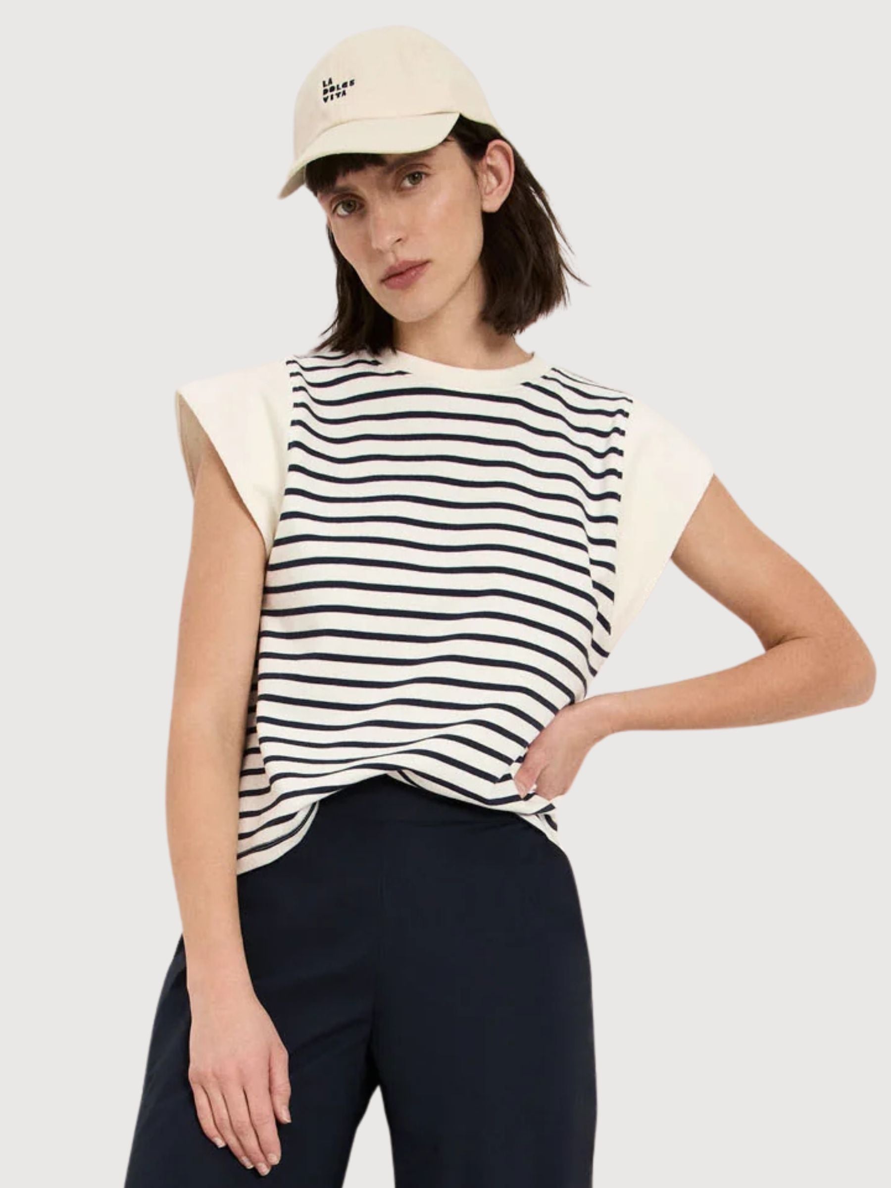 Cappello Statement Bianco Polvere di Cotone | Lanius