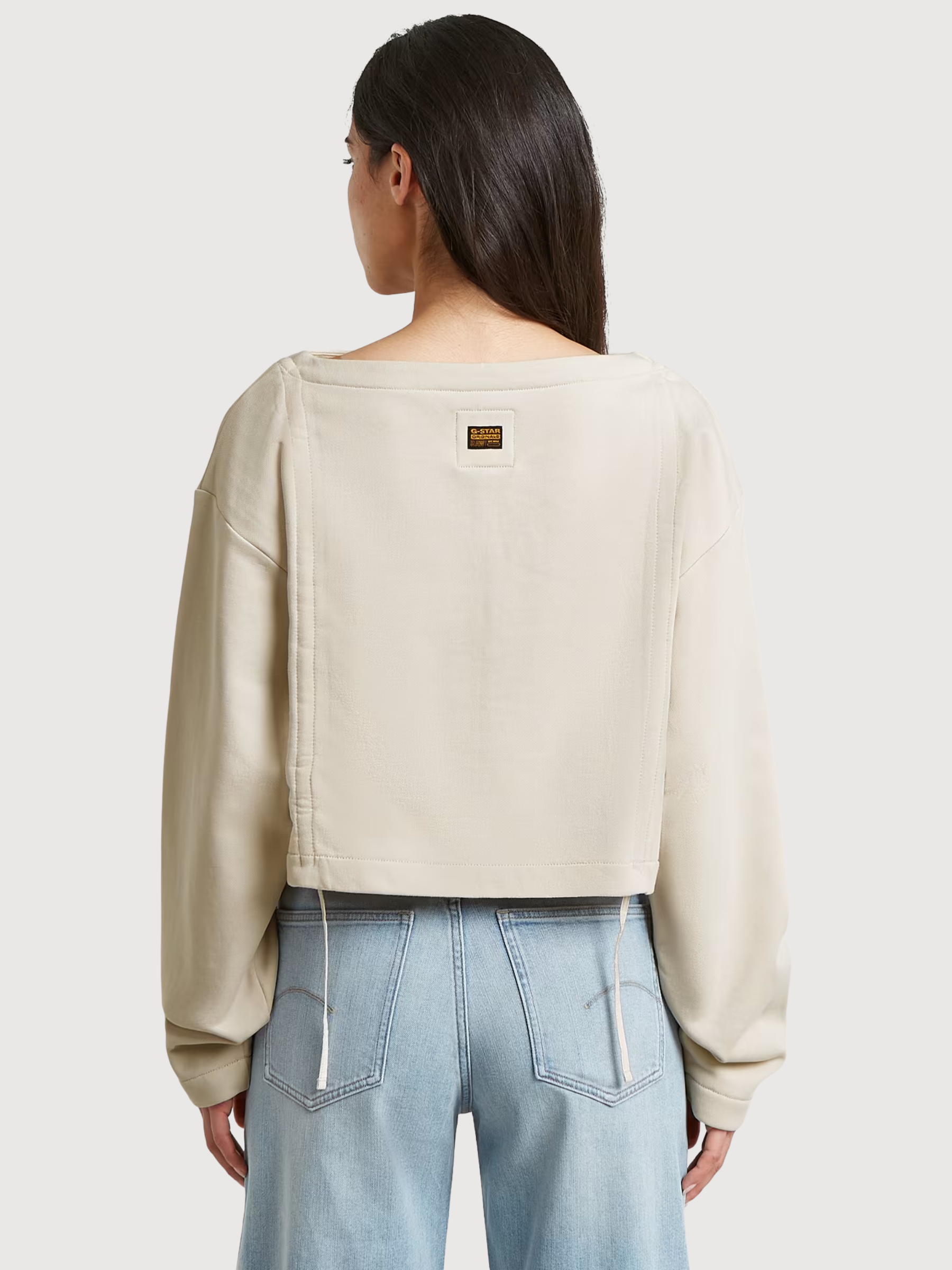 Sweatshirt mit verstellbaren Kordelzügen Whitebait | G-Star