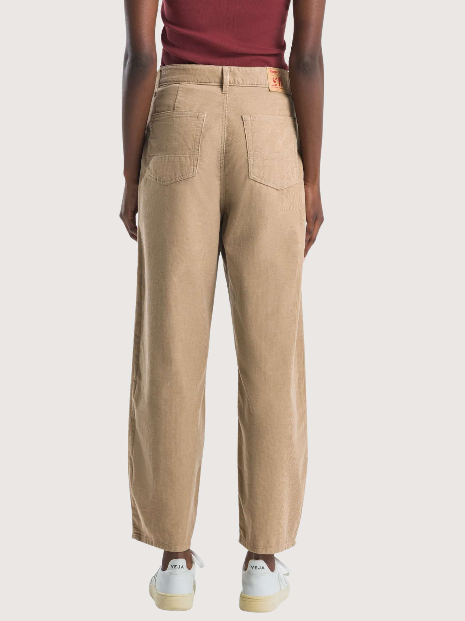 LEILA CORD SILVER MINK PANTS | KINGS OF INDIGO