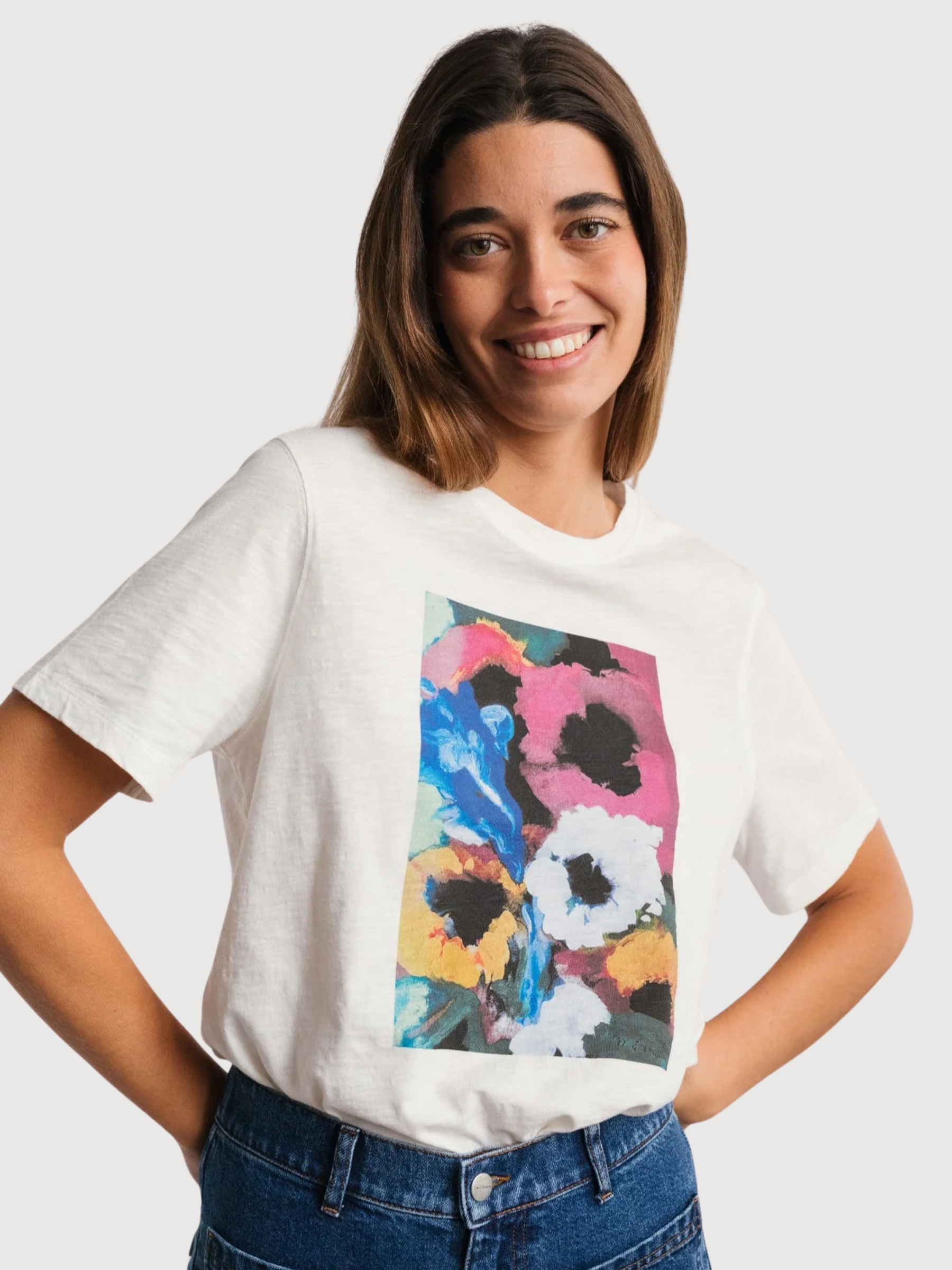 Maglietta da donna Molln bianco sporco | TWOTHIRDS