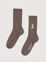 Socks Saamus Bold Walnut Cream | Armedangels
