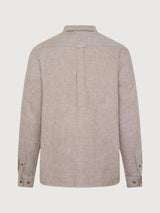 Shirt Flannel Beige Man | Knowledge Cotton Apparel