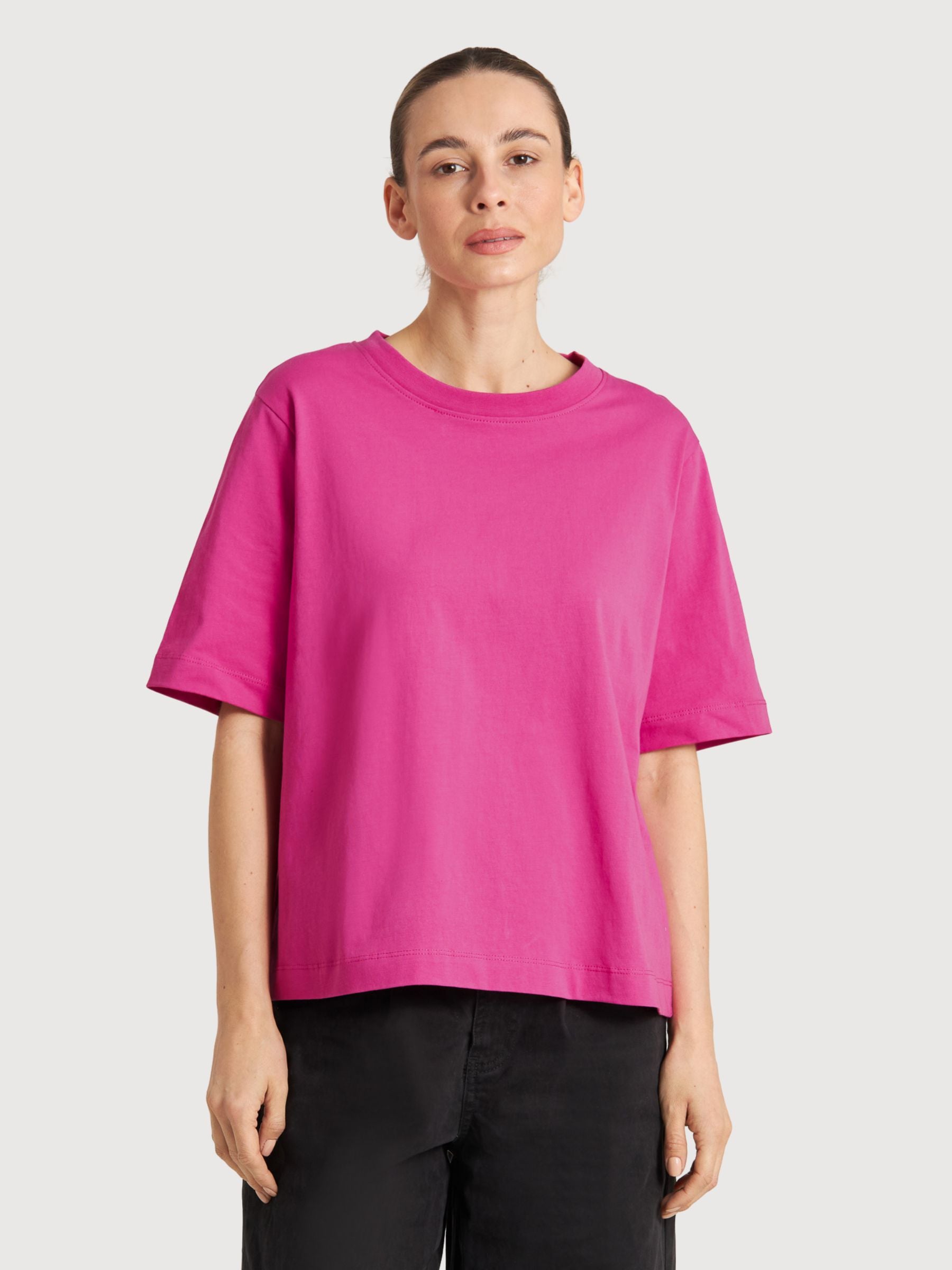 T-shirt Vadstena Base VioletPink Donna | Dedicated