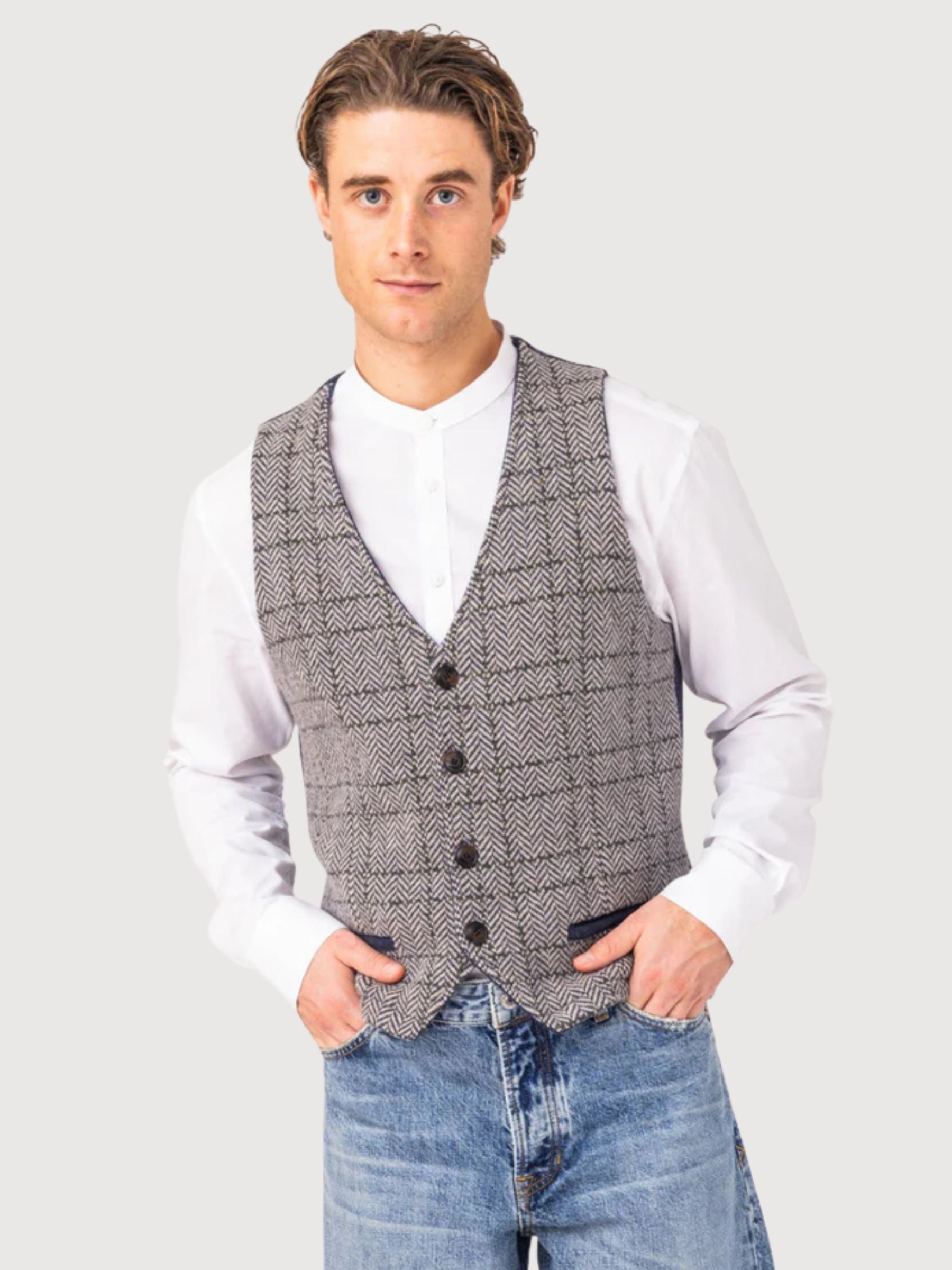 Gilet Godwin Blue | Stapf