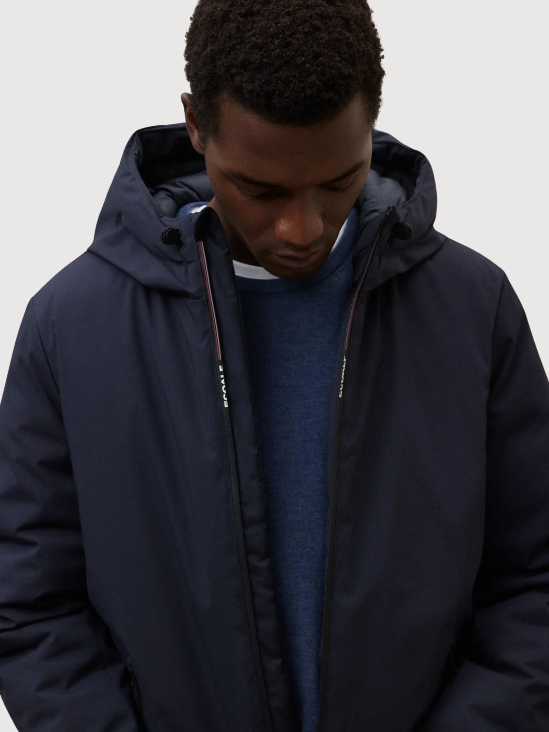 Men's Cartes Jacket Deep  Navy | ECOALF