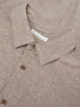 Shirt Flannel Beige Man | Knowledge Cotton Apparel