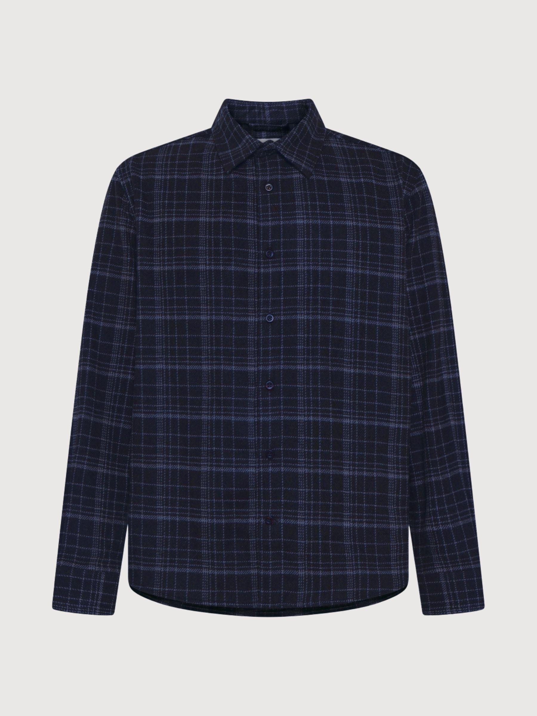 Shirt Checked Navy man | Knowledge Cotton Apparel