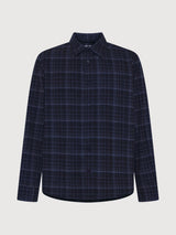 Shirt Checked Navy man | Knowledge Cotton Apparel