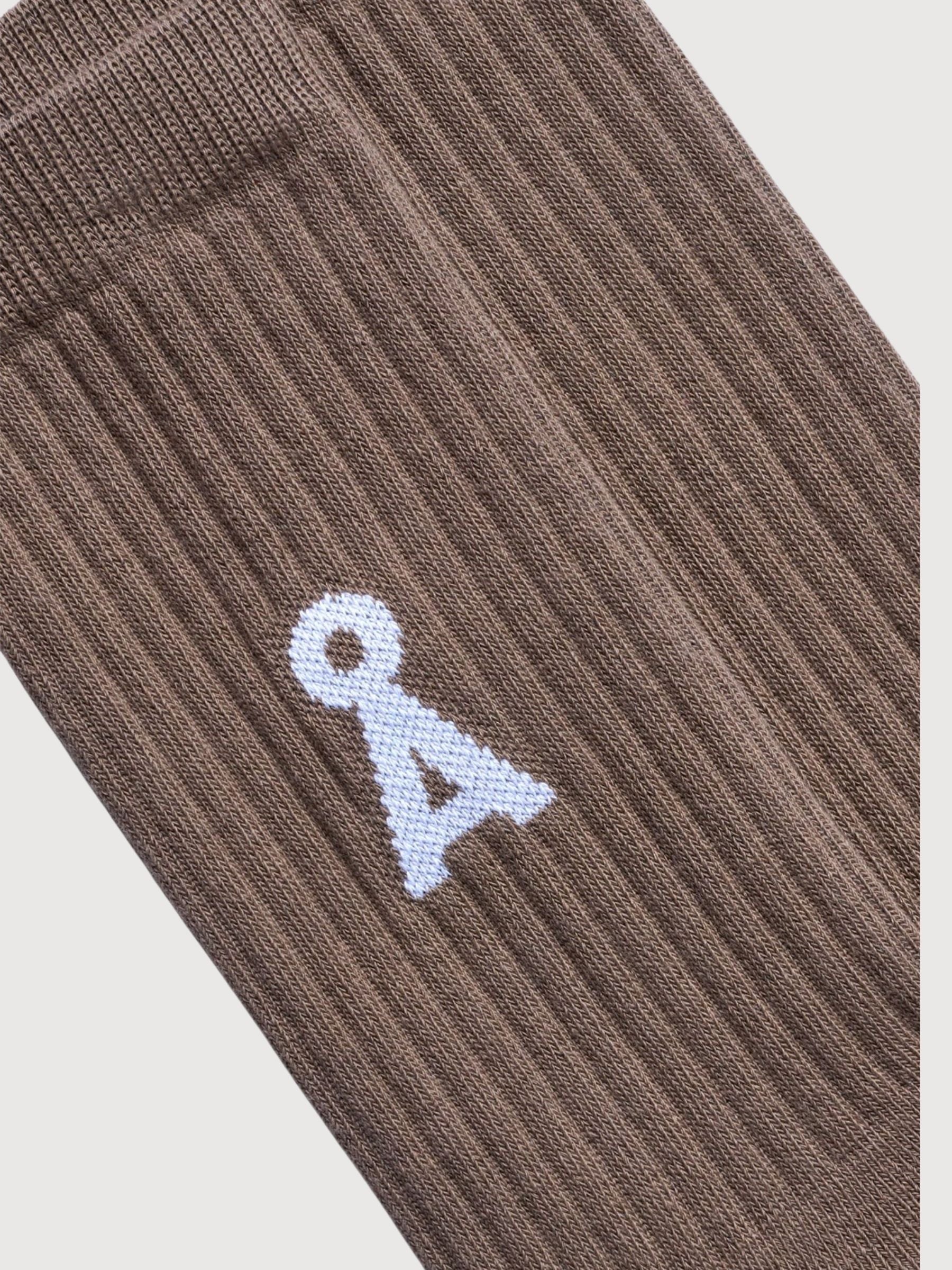 Calzini Saamus Bold Walnut Cream | Armedangels