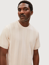 COTTON KNIT T-SHIRT Pure | ARMEDANGELS
