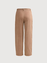 Trouser 7/8 Barrel Sand | PEOPLE WEAR ORGANIC