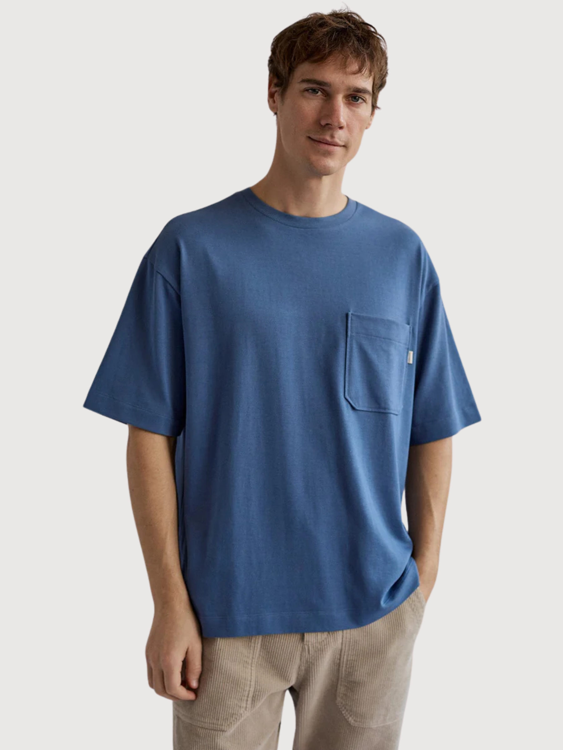 Whitestrand t-shirt vintage indigo | TWOTHIRDS