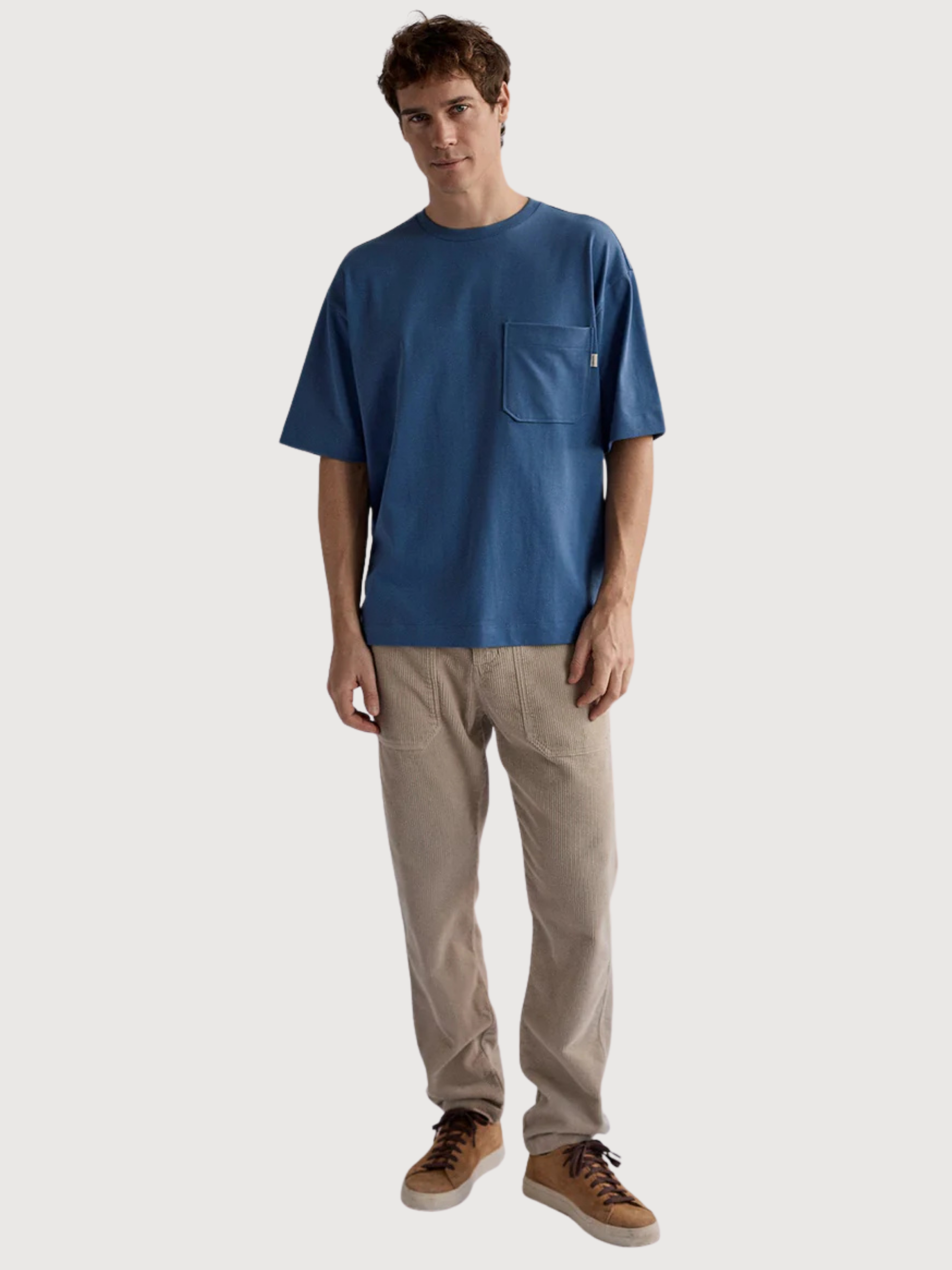 Whitestrand t-shirt vintage indigo | TWOTHIRDS