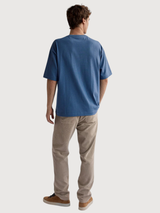 Whitestrand t-shirt vintage indigo | TWOTHIRDS