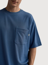 Whitestrand t-shirt vintage indigo | TWOTHIRDS