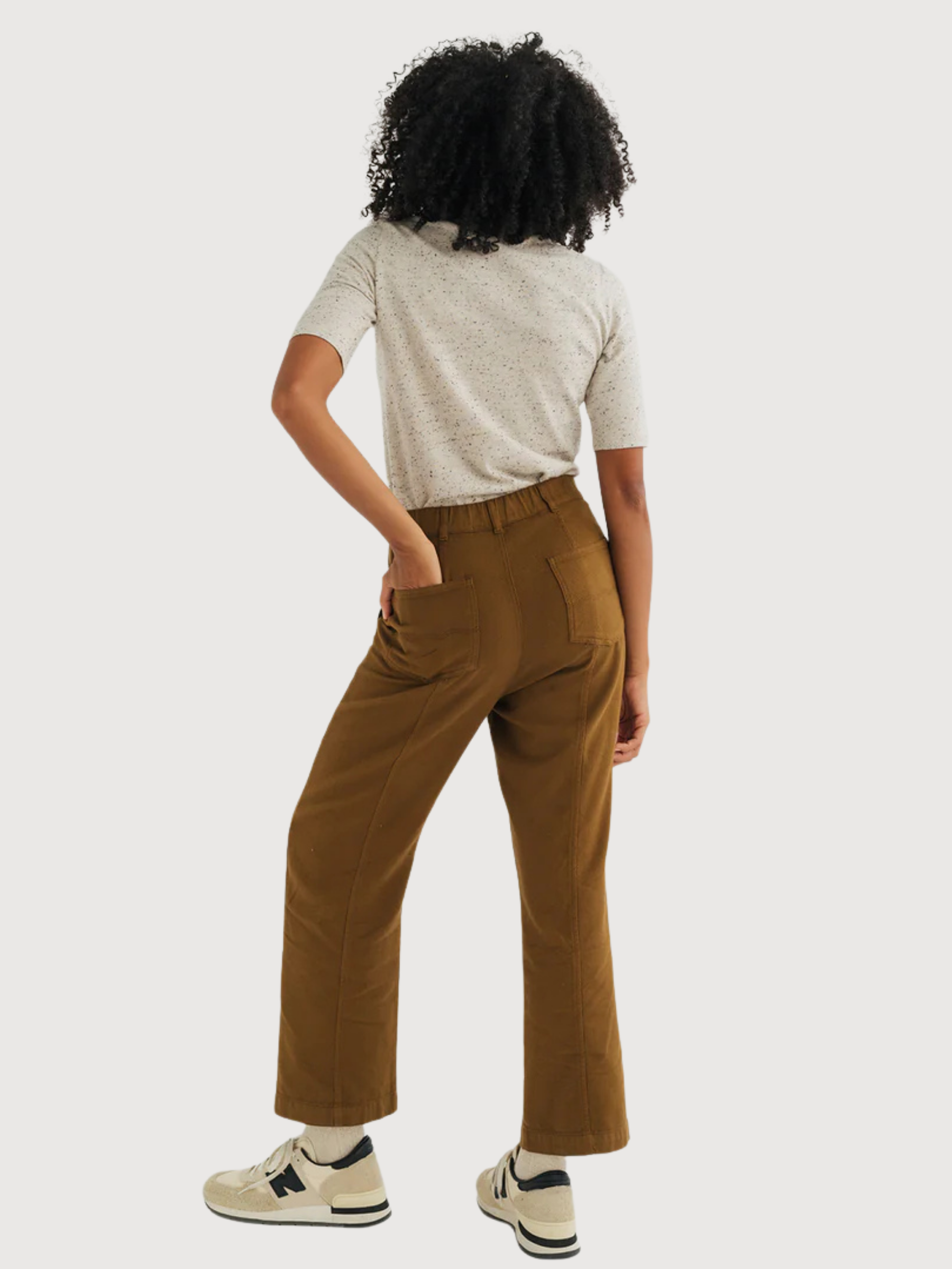 Top da donna Damerow neps ecru | TWOTHIRDS