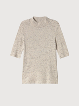 Damerow neps ecru woman top | TWOTHIRDS