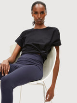 T-Shirt Idaara Black Woman | Armedangels