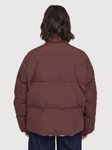 Jacket Loose Fit Puffer Brown Woman | Mazine